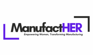 Black and purple logo