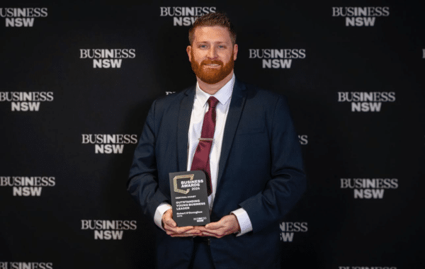 Managing Director, Robert O'Donoghue, has been named the 2024 Outstanding Young Business Leader at the Business NSW - Central Coast Awards