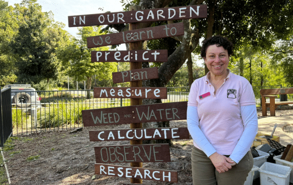 Centre Director Louisa has worked at Mountain Community Children’s Centre for more than 30 years, after first starting there as a Year 10 work experience student.
