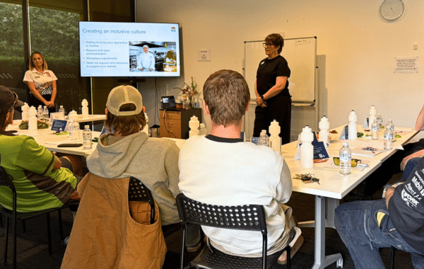 CCGT Host Employers, apprentices and trainees at the Supervisor Workshop.